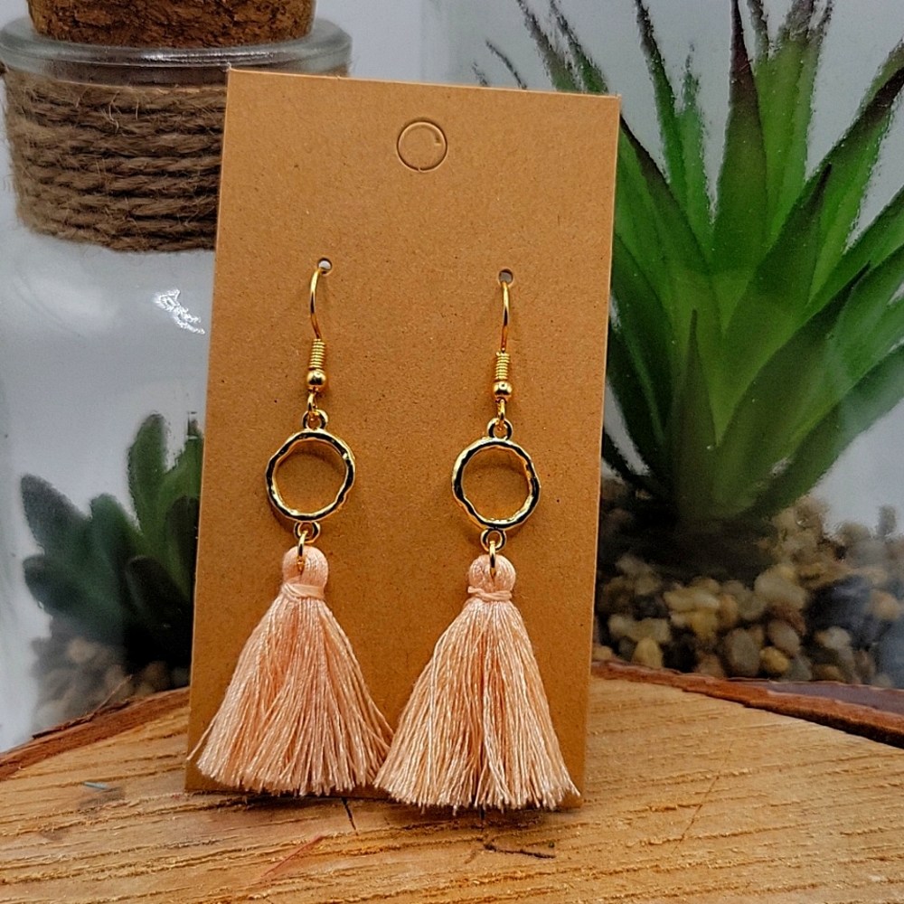 2/$12 tassle earrings